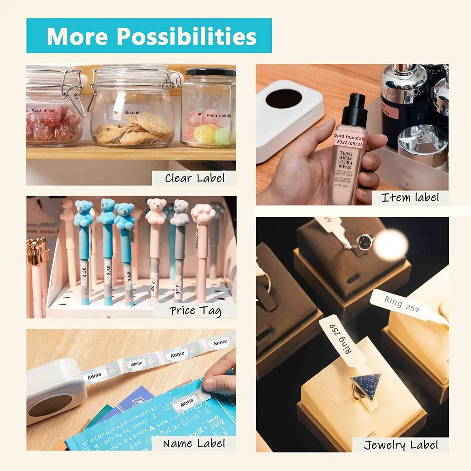 Принтер для этикеток Phomemo D30 без чернил устройство изготовления бирок и кодов