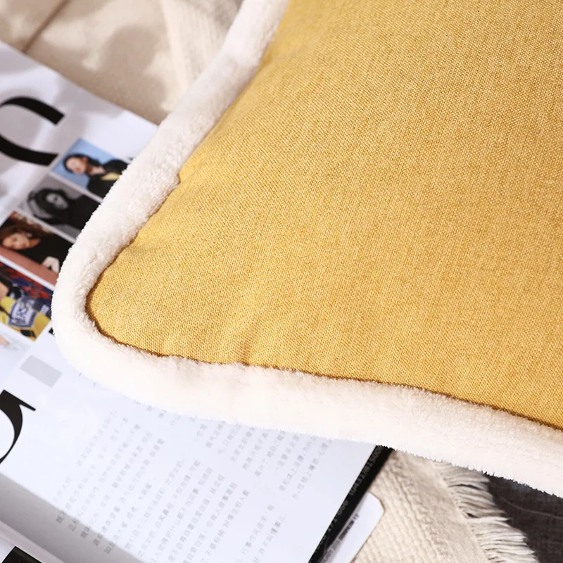 Классический сетчатый чехол для подушки фланелевая кружевная подушка живой