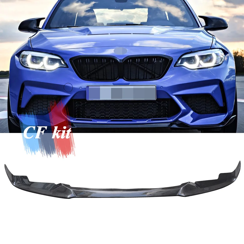Передний бампер из углеродного волокна спойлер разветвители для BMW F87 M2C M2 конкурс