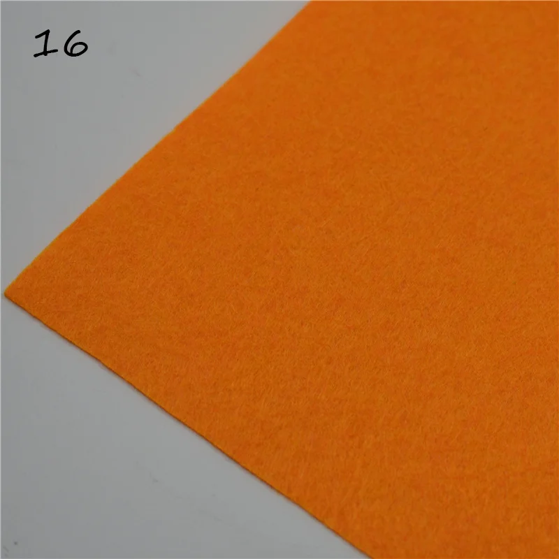 Felt 16 1 шт., ручная работа, фетровые цветы, ручная работа, для кукол, для валяния, шерсть 30/15 см, 60 цветов - Цвет: Felt 16