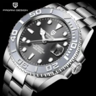 Часы наручные PAGANI Мужские автоматические, роскошные механические водонепроницаемые из нержавеющей стали с сапфировым стеклом