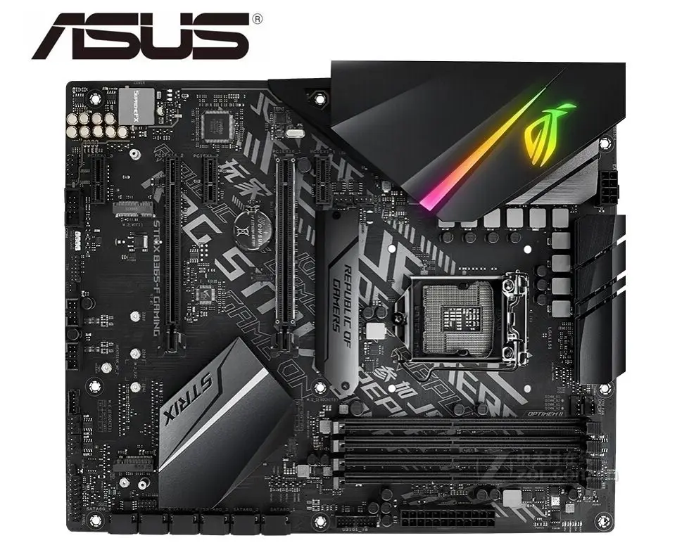Б/у материнская плата ASUS ROG STRIX B365 F GAMING оригинальная для intel LGA 1151 DDR4 I3 I5 I7 USB2.0 USB3.0