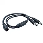 Y-образный Удлинительный кабель с разделителем постоянного тока * 5,5 мм, 1 Feamle на 2, 3, 4, 8 штекера, 12 В, кабель питания для камеры видеонаблюдения, бытовой техники со светодиодом