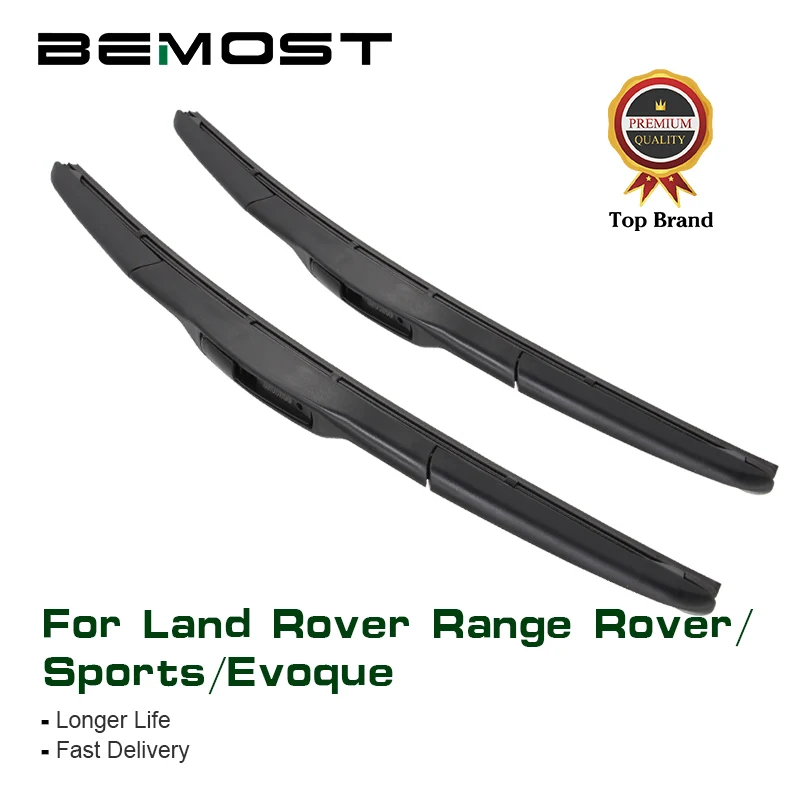 

BEMOST Car Wiper Blade For Land Rover For Range Rover 1/2/4/Sports/Evoque Fit Push Button/U Hook Arms Year From 1988 To 2017