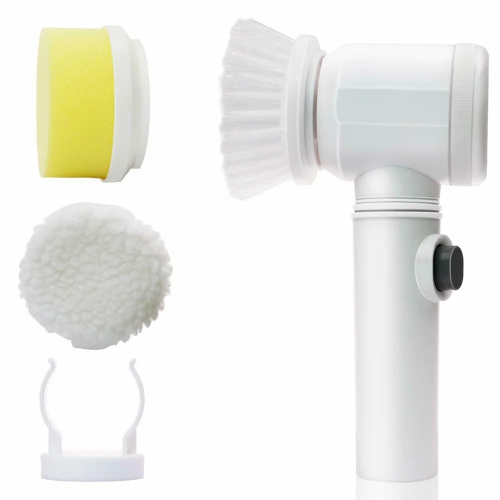 

5in1 ручной зубная щетка электрическая щетка для Ванная комната Toile и щетка для ванной тряпки Кухня чистящей щетки для уборки дома инструмент...