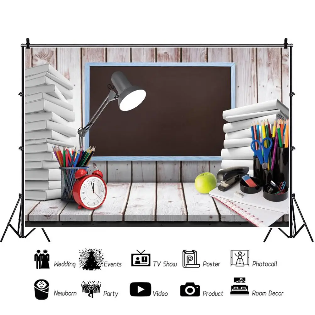 

Настольная лампа белая деревянная книга 3D печать фоны фотосессия Виниловый фон внутренние Декорации для портрета фотографии реквизит