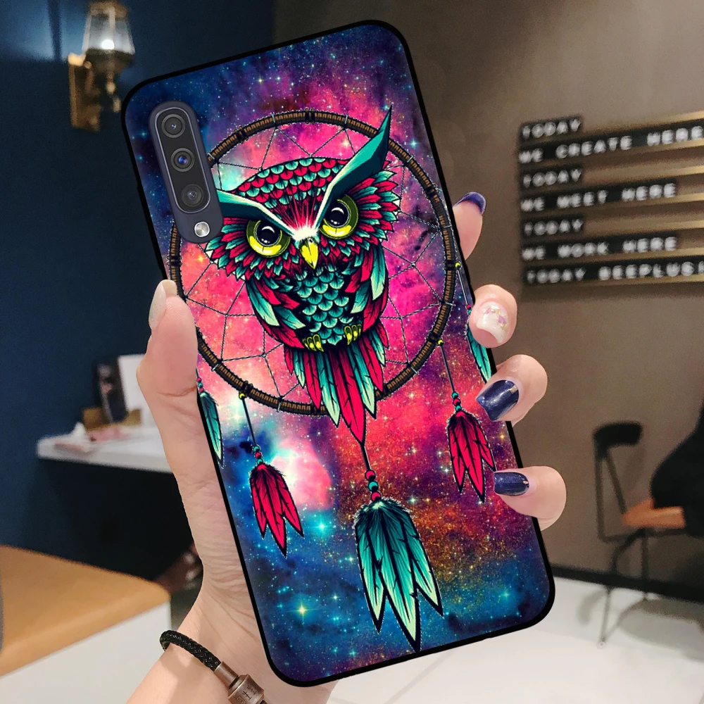 Чехол-накладка для Samsung A51 A71 A21S A10 A20 A30 A40 A50 A70 A6 A7 A8 A9 Plus 2018 с изображением мандалы в