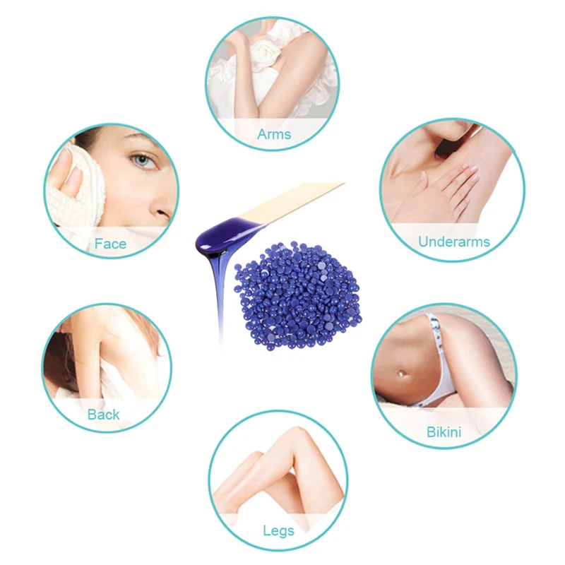 Твердый воск в гранулах для депиляции без полосок безболезненное удаление волос