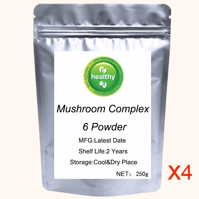 

Mushroom Complex 6 Powder Shiitake/Reishi/Chaga /Cordyceps/Maitake/Lions Mane