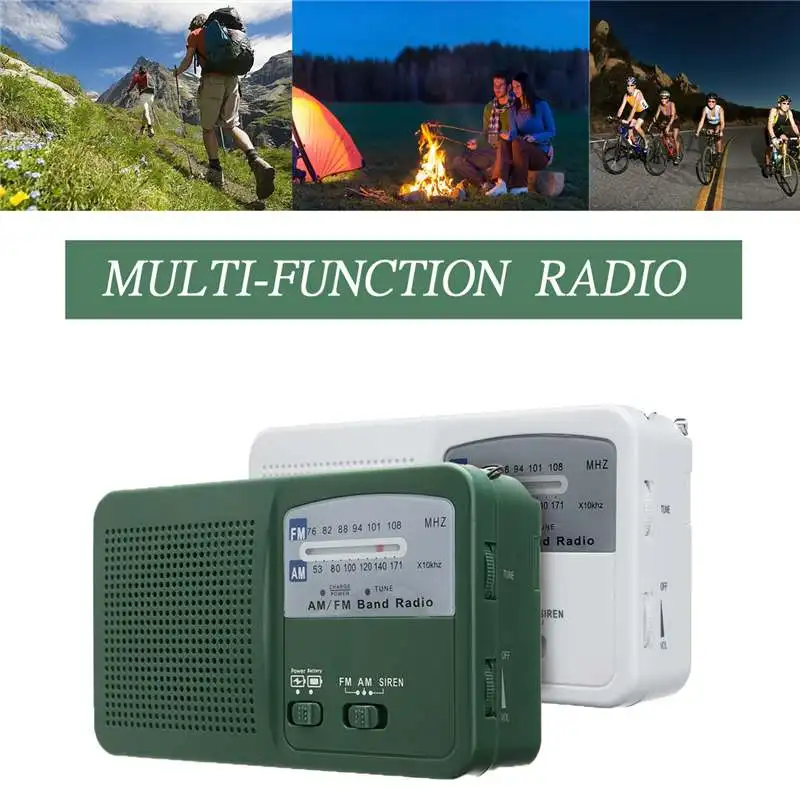 

Smuxi аварийное зарядное устройство, фонарик, ручной Кривошип, генератор, солнечный, ed, FM/AM, радио, зарядное устройство, светодиодный фонарик