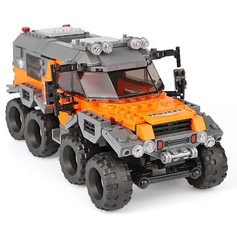 XB03027 XingBao 03024-27 техника внедорожник Супер Грузовик строительные блоки автомобиль грузовик автомобиль для детей игрушка на подарок для мальчика - Цвет: XB03027