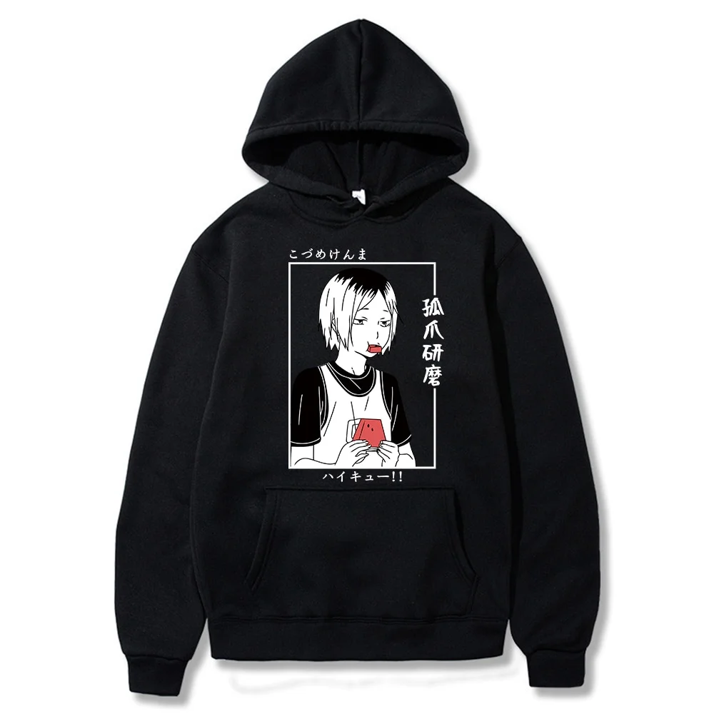 

Haikyuu Manga Cool Pullovers Unisex Hoodies Japanese 2021 New Anime Kenma Kozume ed Harajuku Streetwear Casual Sweatshirts print