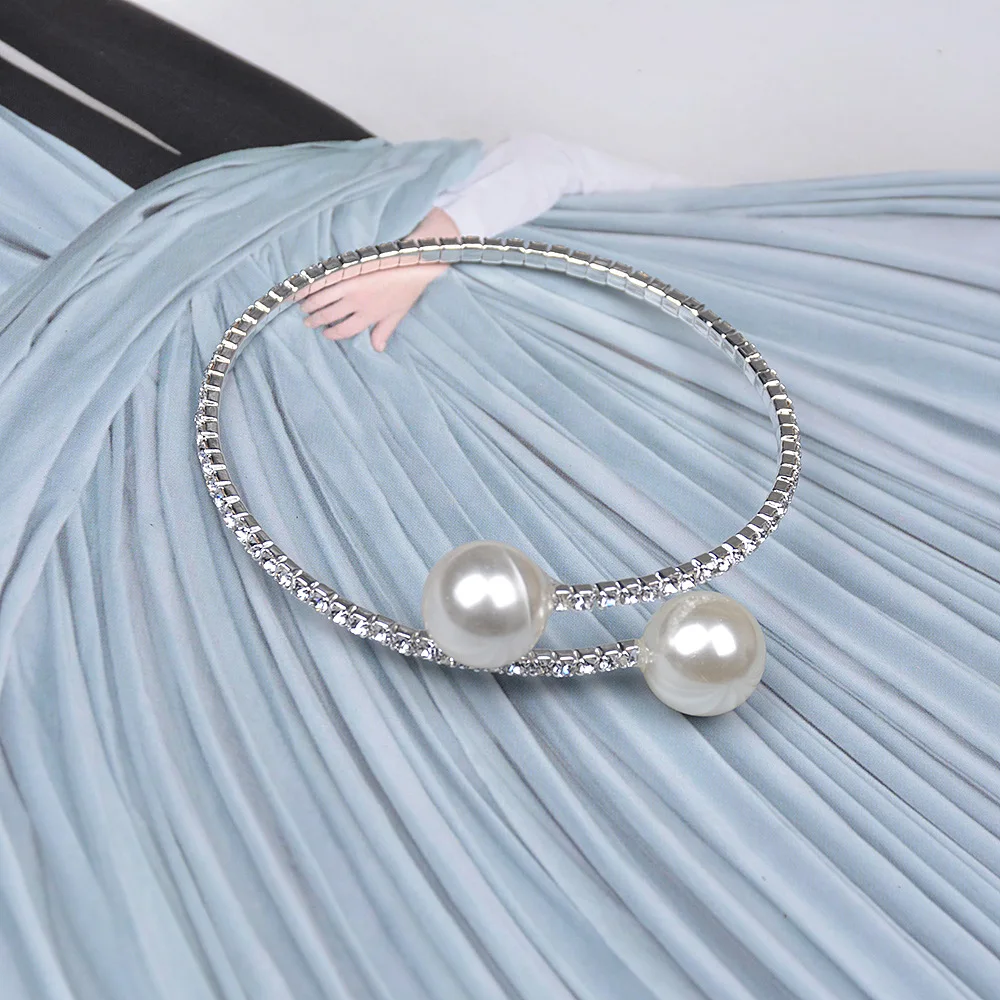 Женские браслеты с жемчугом из чешского розового золота модные ювелирные