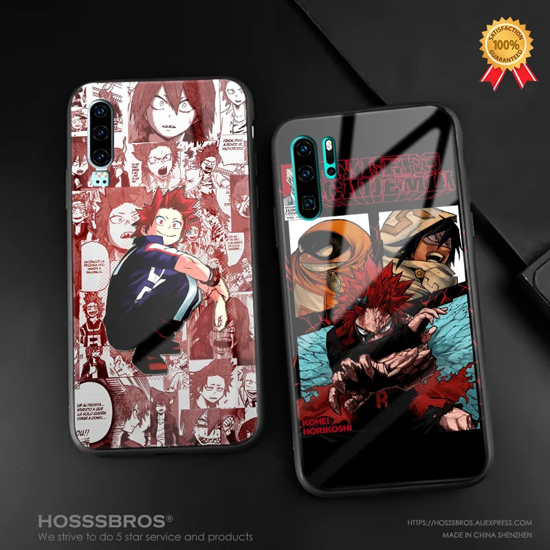 Eijiro Kirishima My Hero моя геройская академия мягкий силиконовый стеклянный чехол для