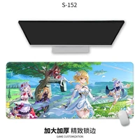 9040cm genshin impact mousepad cartoon pretty large mouse pad anime gaming accessories desk mat free delivery