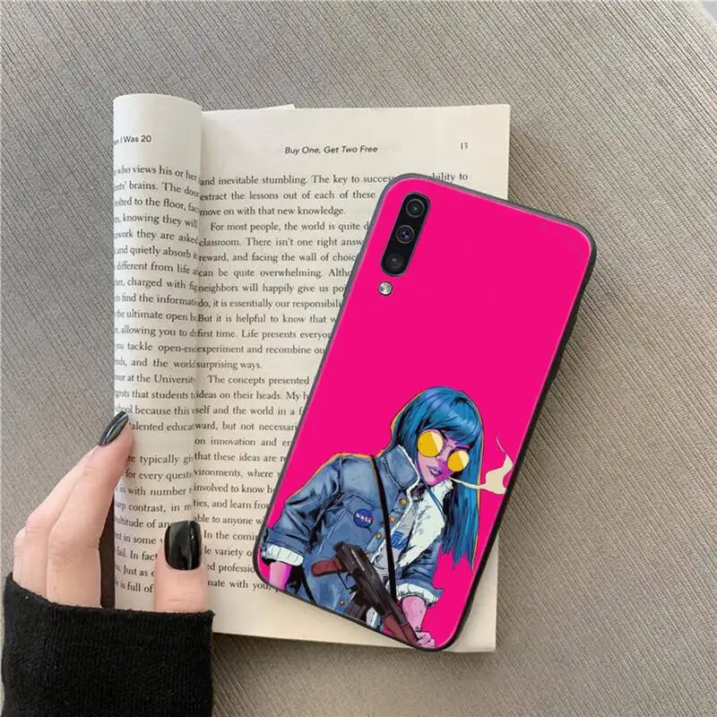 

Sexy girl cool pink cartoon Phone Case For Samsung Galaxy M10 20 30 A 40 50 70 71 6S A2 A6 A9 2018 J7 CORE PLUS STAR S10 5G C8