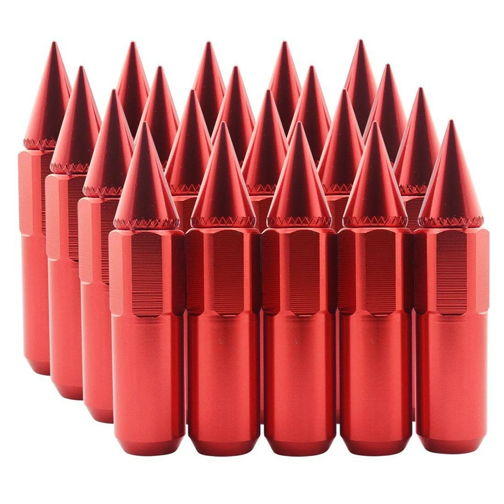 20 шт. удлиненные гайки из алюминиевого сплава для автомобильных колес|Гайки и