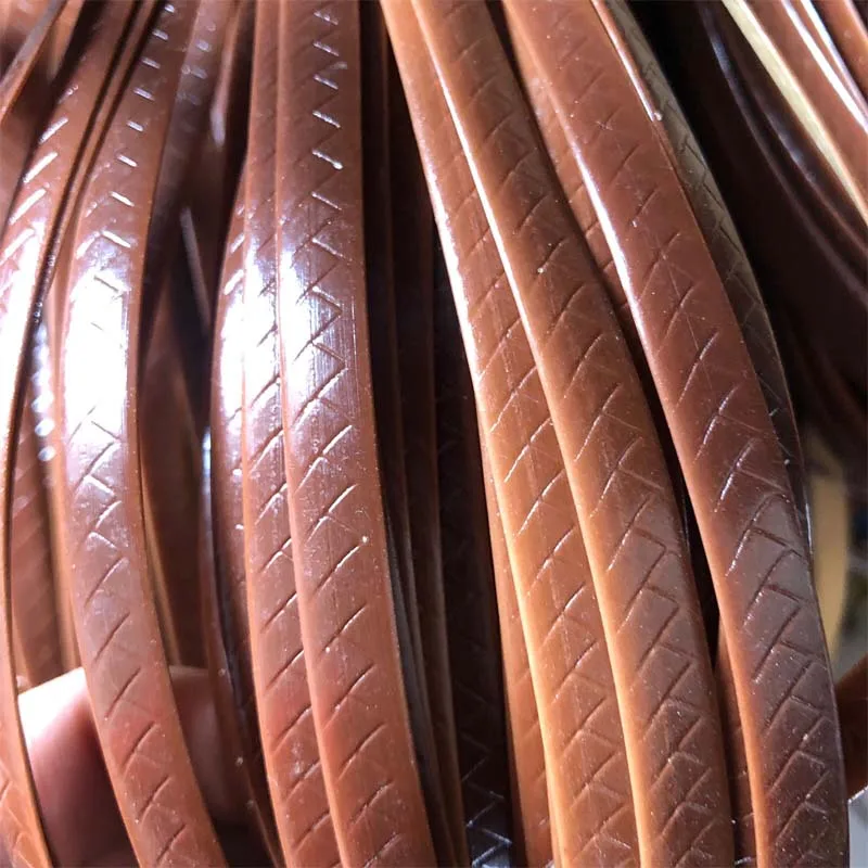 

500g Coffee Gradient Flat Synthetic Rattan Weaving Material Plastic Rattan for Knit and Repair Chair Table Diy Handmade Rattan
