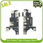 Оригинальный зарядный порт для Nokia 7 plus 7 + TA-1049 1055 1062 док-разъем Micro USB порт гибкий кабель плата запасные части