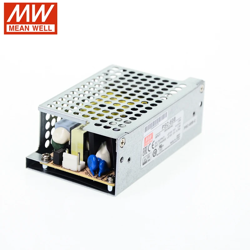 MEAN WELL PSC 60B C 60W импульсный источник питания 27 6 V DC 1.4A 0.75A закрытый тип с зарядным