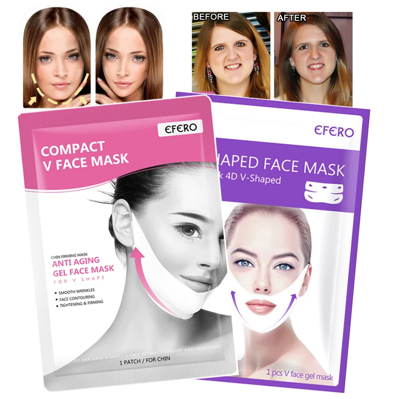 V образная маска для подтяжки лица тонкого подбородка бриллиантовая шеи