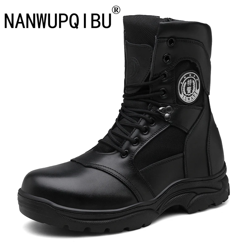 Ботинки с высоким верхом и стальным носком ботинки защитой от пирсинга