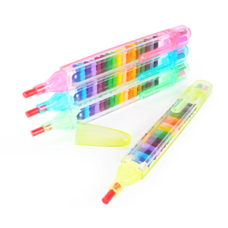 

4/8Pcs 20 Colors Children Painting Toys Wax Crayon Baby Educational Oil Pastels Kids Graffiti Pen Art Gift PAK55