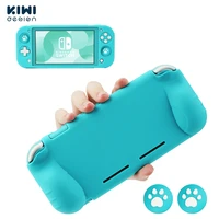 kiwi design grip case for nintendo switch lite soft silicone grip cover skin anti scratch non slip shockproof protective case