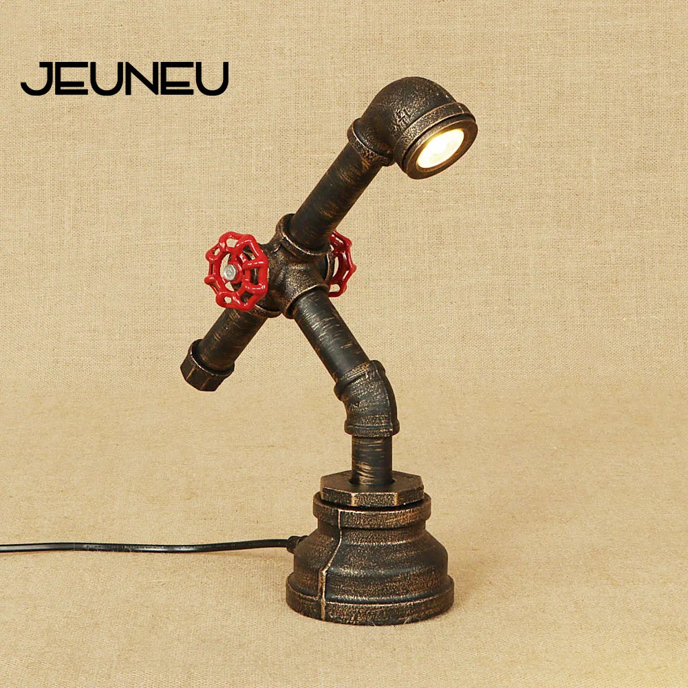 Ретро лампа в стиле кантри арт деко креативная настольная Светодиодная с 6