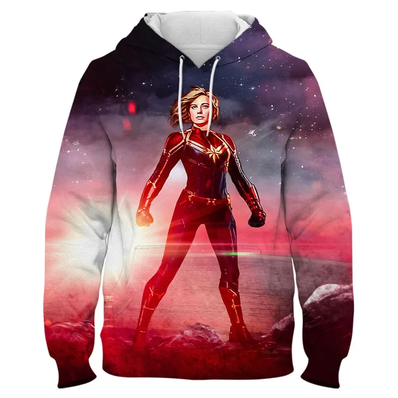 Толстовка с капюшоном и 3D-принтом в стиле Харадзюку | Мужская одежда