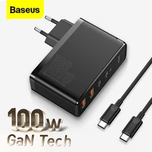 Baseus 100W GaN USB Type C Charger Quick Charge QC 5.0 PD 4.0 3.0 Fast Charging Charger For iPhone 12 Pro Macbook Laptop Tablet