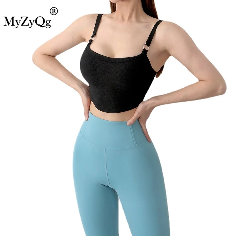 

Women Beauty Back Sports Underwear Anti-sag Fitness Vest Quick Dry Running Workout High Impact Shockproof Gathered Yoga Bra