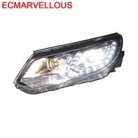 running automobiles cob led drl lamp side turn signal headlights rear car lights assembly 10 11 12 for volkswagen tiguan
