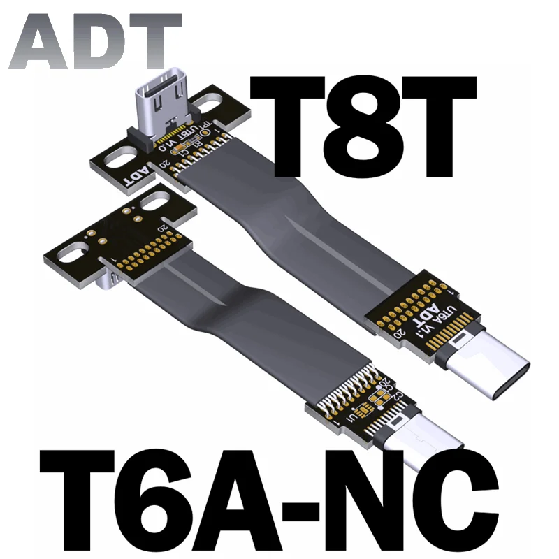 

Кабель-удлинитель USB 3.1 Type C на Type C, 20 Гбит/с, 90 градусов