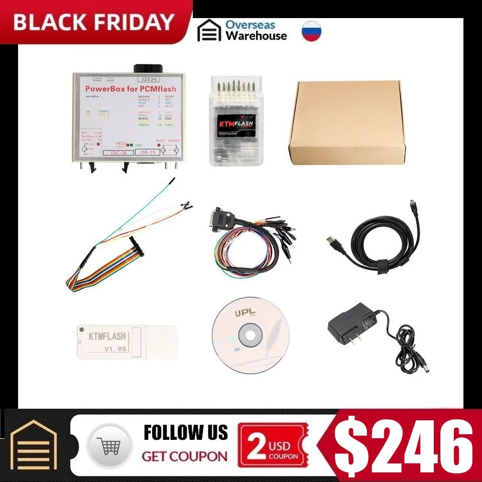 KTMFLASH ECU Power Upgrade Tool ECU KTMFLASH ECU Programmer KTM Flash Support 271 MSV80 MSV90 KTM JTAG