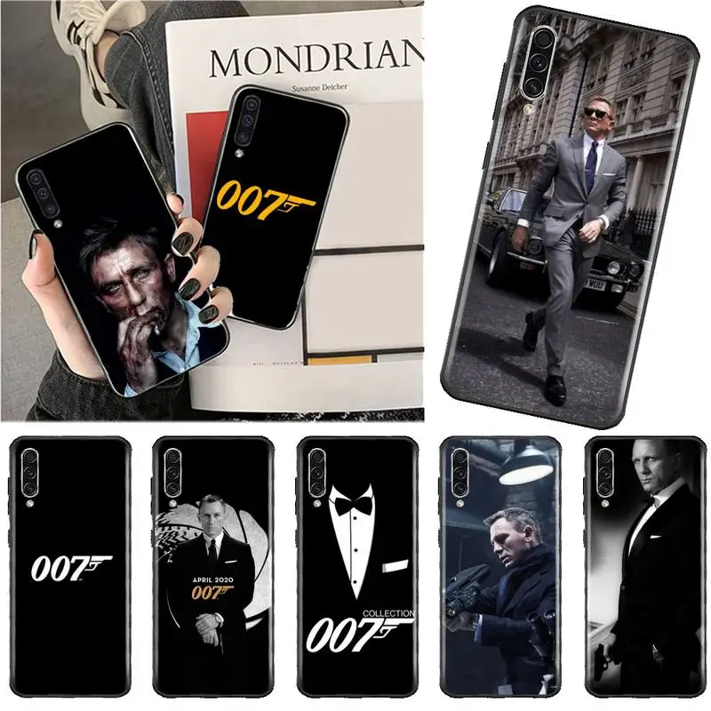 

James Bond 007 Phone Case For Samsung A40 A50 A51 A71 A20E A20S S8 S9 S10 S20 Plus note 20 ultra 4G 5G