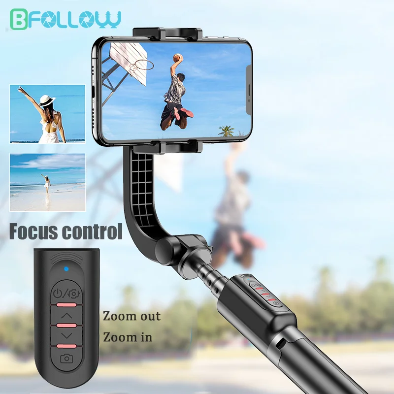 Стабилизатор BFOLLOW Vlog с функцией стабилизации и фокусировки селфи Палка
