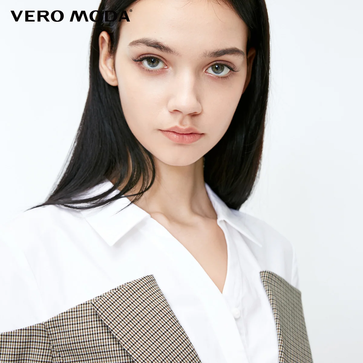 Vero Moda рубашка в английском стиле с отворотным воротником и вышивкой | 318431510|