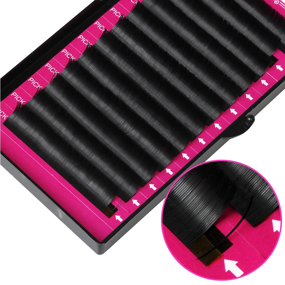 Split Tip Fadvan плоские накладные ресницы матовые эллипс макияж Накладные для