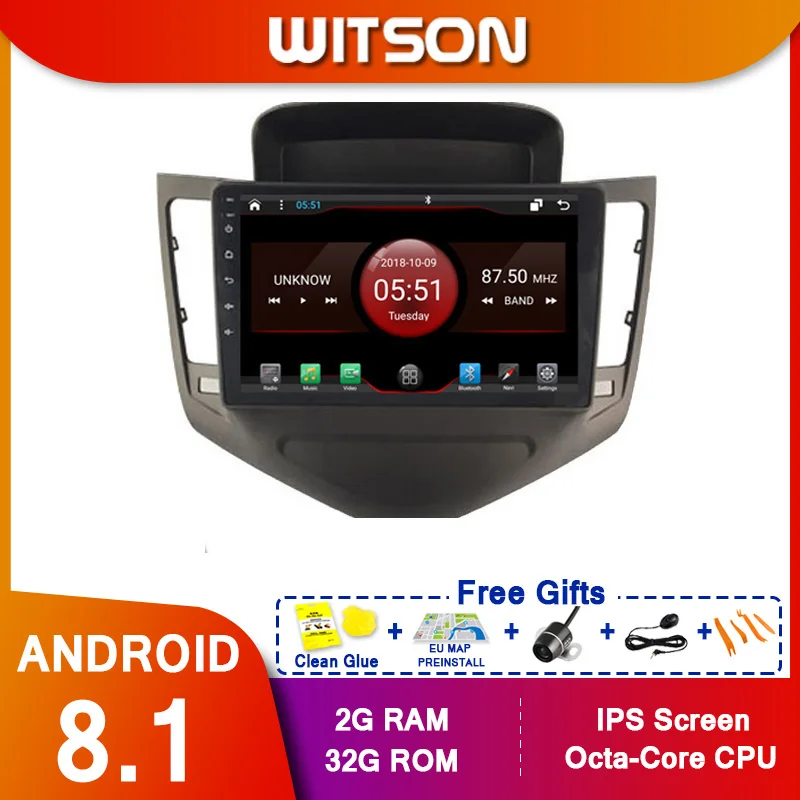 WITSON 9 &quotFULL HD сенсорный экран Android 10 0 Восьмиядерный Автомобильный GPS
