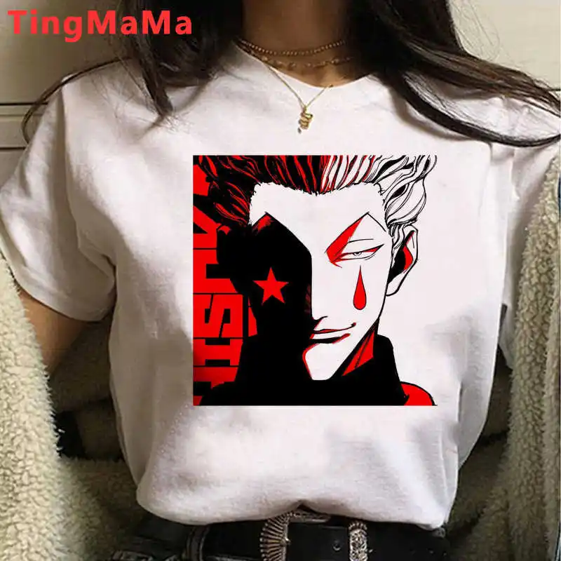 

Hisoka Morow Hunter x Hunter Футболка мужская белая футболка kawaii размера плюс уличная одежда 2021 футболка размера плюс
