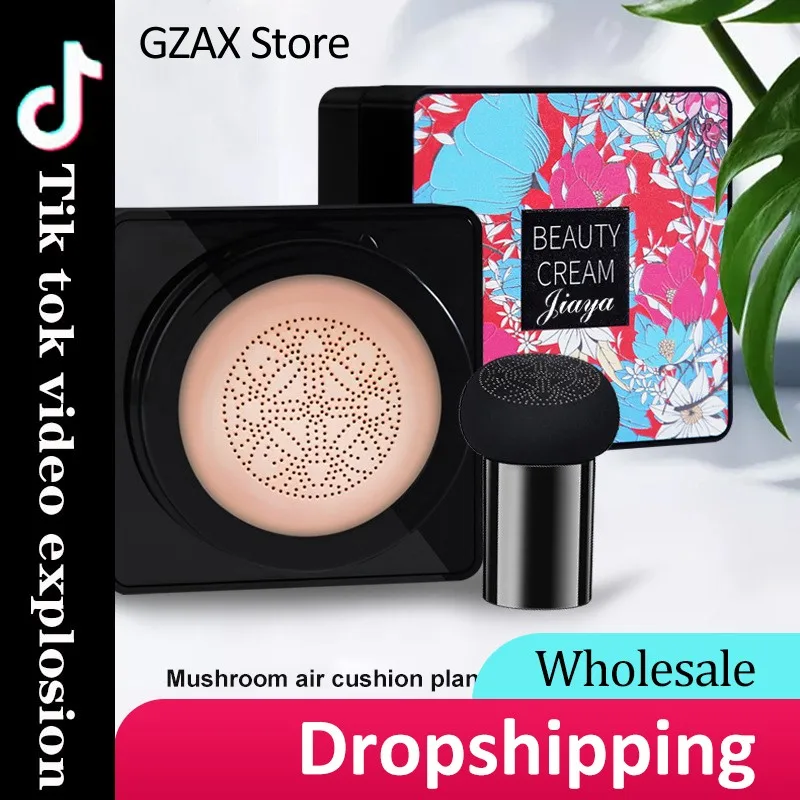 

Макияж с грибовидной головкой 20 г, воздушная подушка, Воздухопроницаемый натуральный Осветляющий макияж, BB-крем, увлажняющая фотография TSLM1