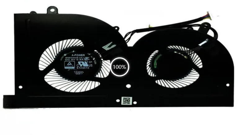 Новый вентилятор охлаждения графического процессора для MSI GS63VR GS63 GS73 GS73VR MS-17B1 Stealth