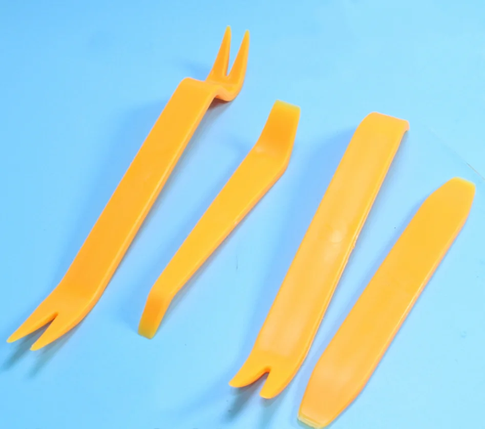 

4x In-Car Panel Trim Dash Door Body Plastic Clip Audio Removal Tool Kit Pry Set