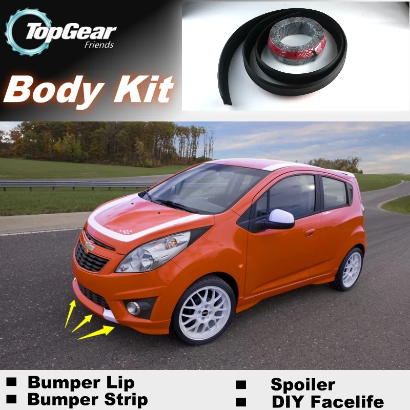 Для Chevrolet Spark бампер губы/Top Gear Shop спойлер для тюнинга автомобиля/комплект верхней