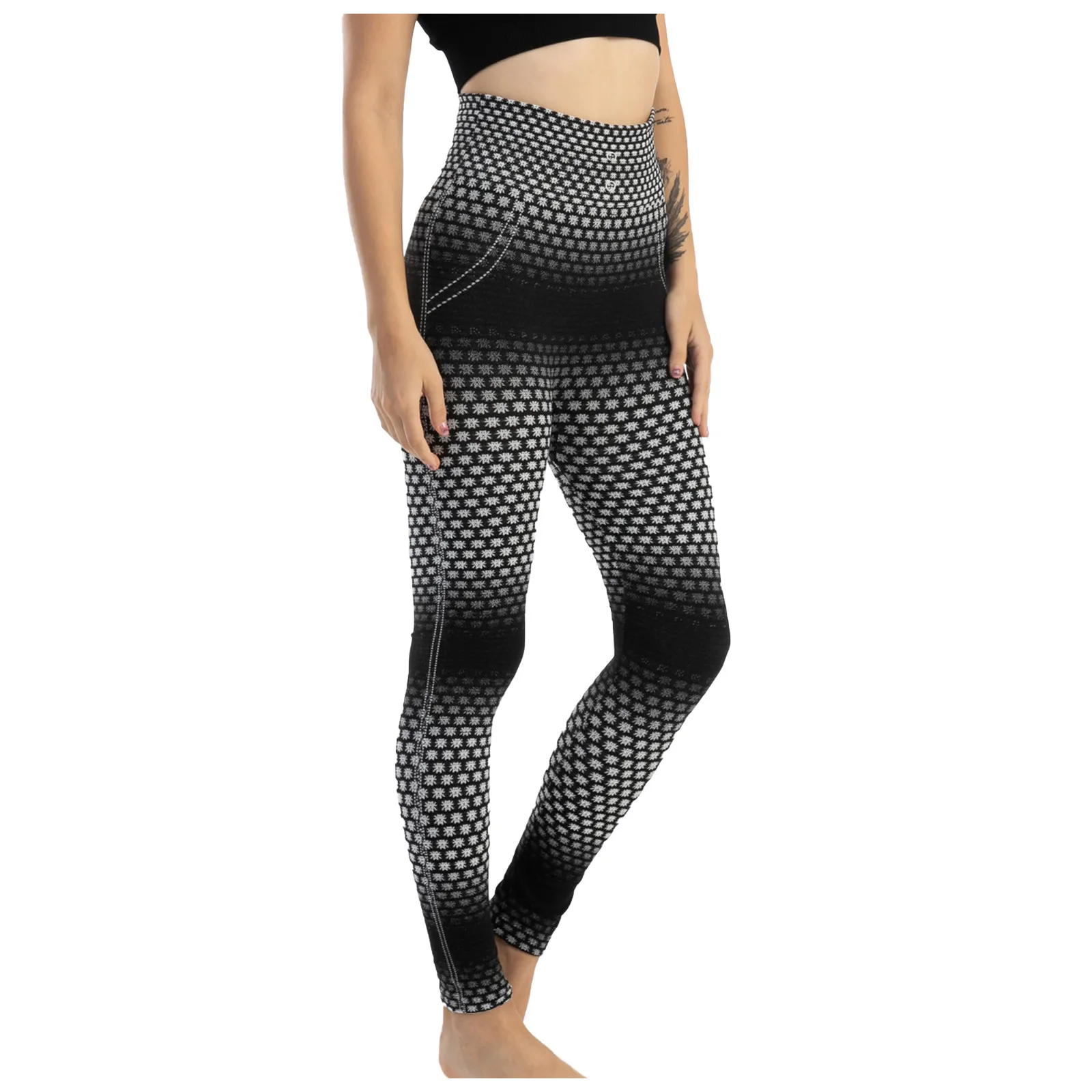 

Women Fashionable Pocket Pants High Elastic Hip Lifting Slim And Sweat Pant Fashionable Seamless Fitness Push Up Gym Leggins