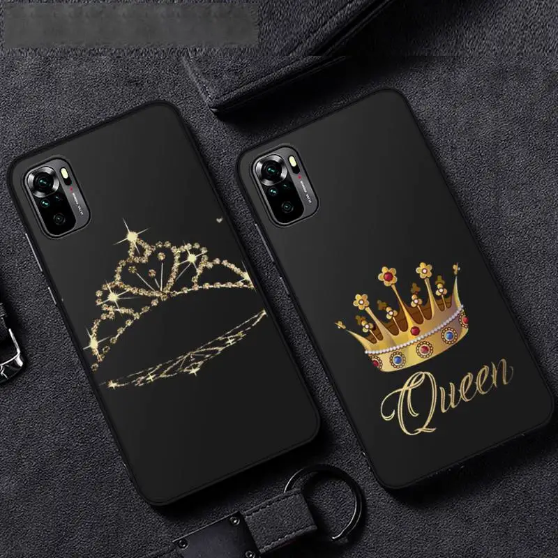 Роскошный корона принцесса король чехол для телефона Xiaomi Mi Redmi Note 8T 9T 9S 9A 10 7 8 9 Lite pro