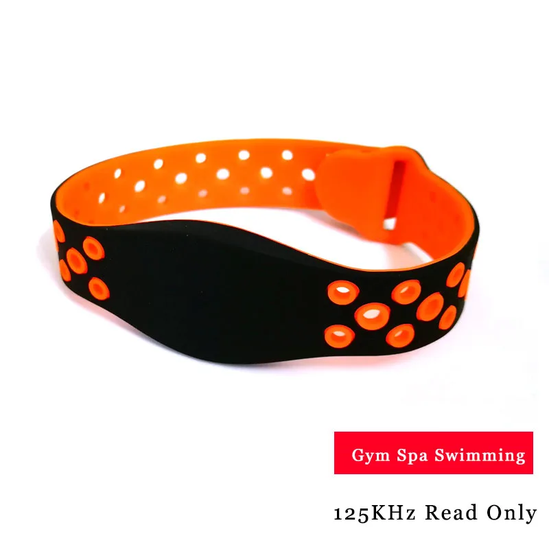 125 кГц ID EM4100 TK4100 RFID смарт-браслет силиконовый электронный браслет на запястье водонепроницаемый только для чтения