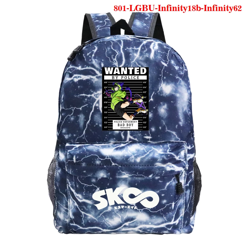 

Fashion Schoolbag Anime SK8 The Infinity Chinen Miya Reki Print School Backpack Women Men Book Bag Children Teenagers Backpacks