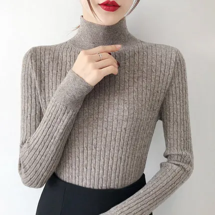 OHCLOTHING весенний корейский короткий Универсальный Зимний свитер вязаная рубашка с длинным рукавом свободный женский свитер пуловер - Цвет: X  G